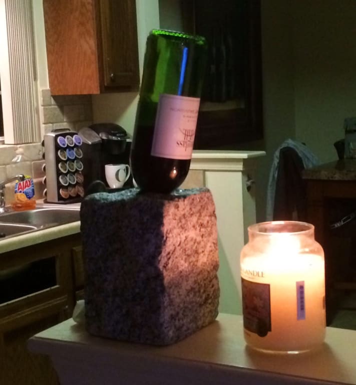 Stone Drink Dispenser from Uncommon Goods. Customer submitted image.