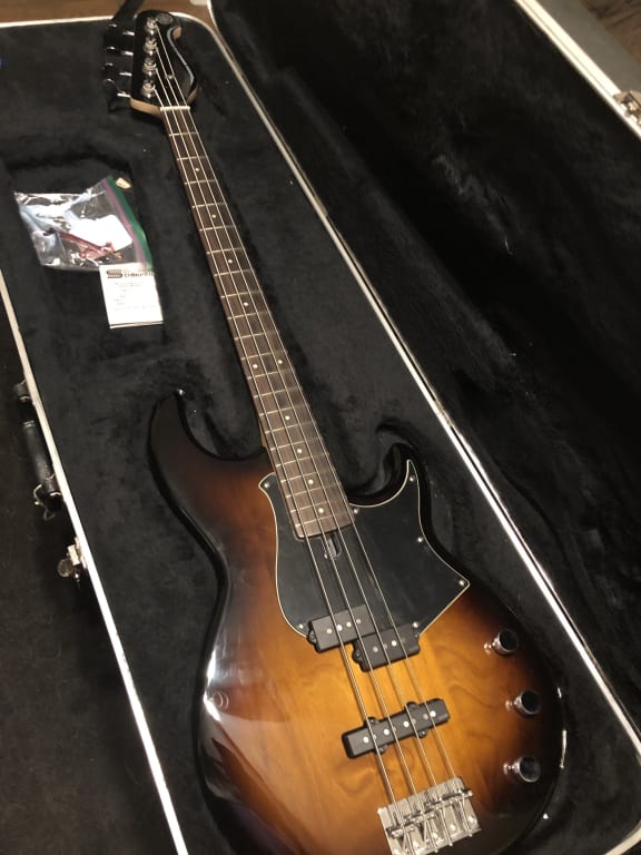 Yamaha BB434 Electric Bass Tobacco Sunburst | Guitar Center Yamaha BB434 Electric Bass Tobacco Sunburst | Guitar Center