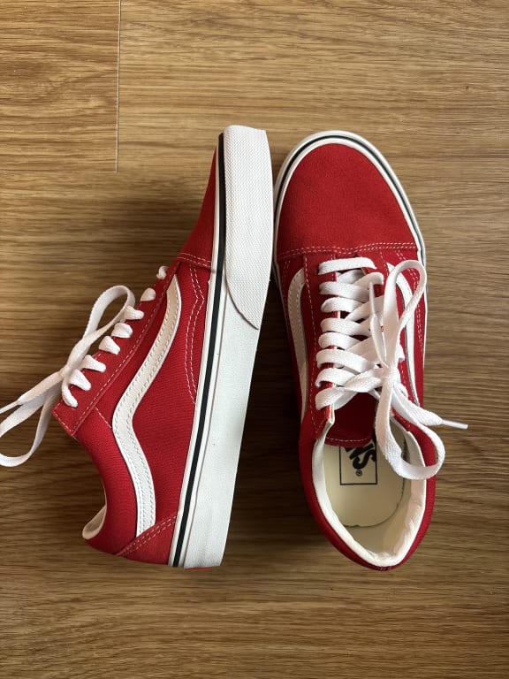 Vans | Old Skool Racing Red/True White Shoe display picture 3