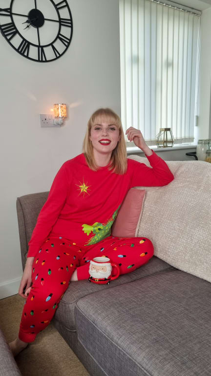JOHN LEWIS Christmas Advert 2023 Snapper Character Pyjamas in Red