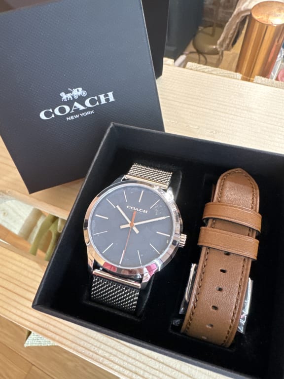 COACH® Outlet | Boxed Baxter Watch Gift Set, 39 Mm