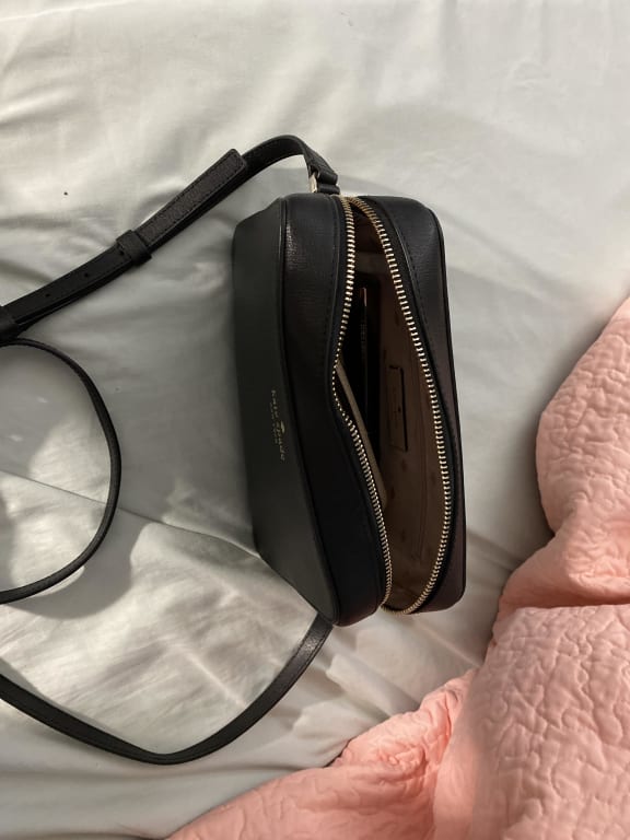 Kate+Spade+Harper+Leather+Crossbody+Women%27s+Purse+-+Black+%28WKR00062%29  for sale online