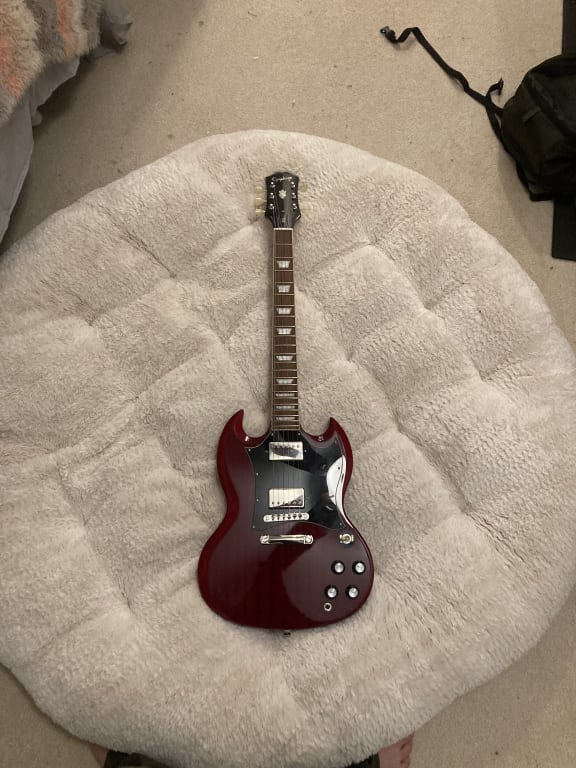 Open Box Epiphone SG Standard Electric Guitar Ebony Open Box Epiphone SG Standard Electric Guitar Ebony