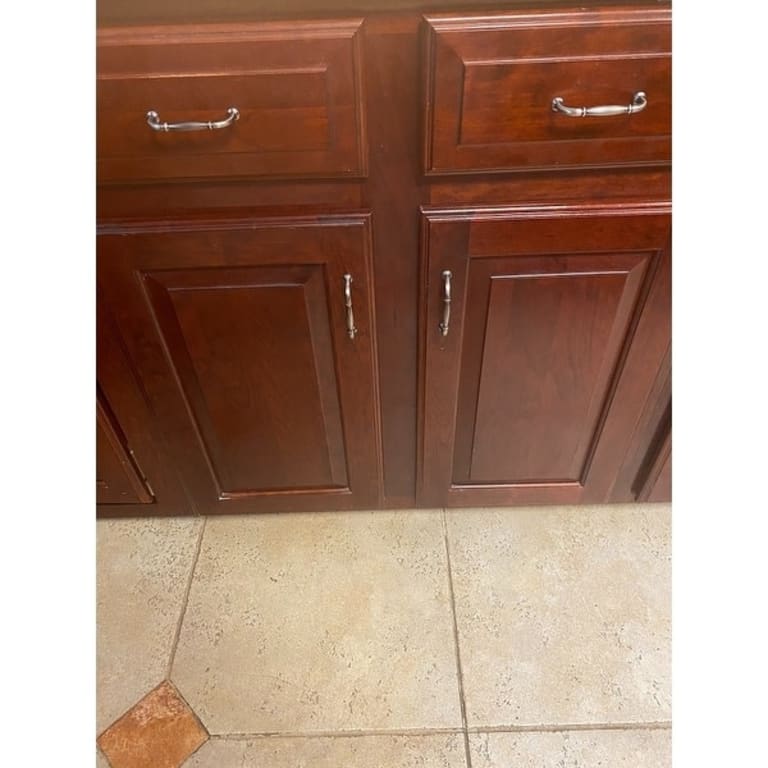 GlideRite 5Pack 3 in. Center Satin Pewter Fluted Pulls Satin