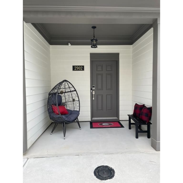 Gianni Wicker Teardrop Chair w/Outdoor Cushion by Christopher Knight