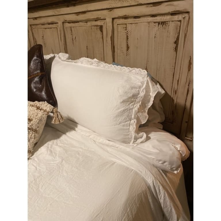 Silver Orchid Gerard Shabby Chic Ruffle Lace Comforter Set On Sale