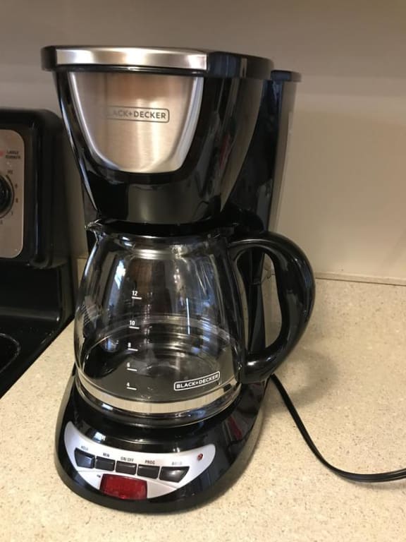 Black & Decker 12 Cup Programmable Gray Coffee Maker - Gillman Home Center