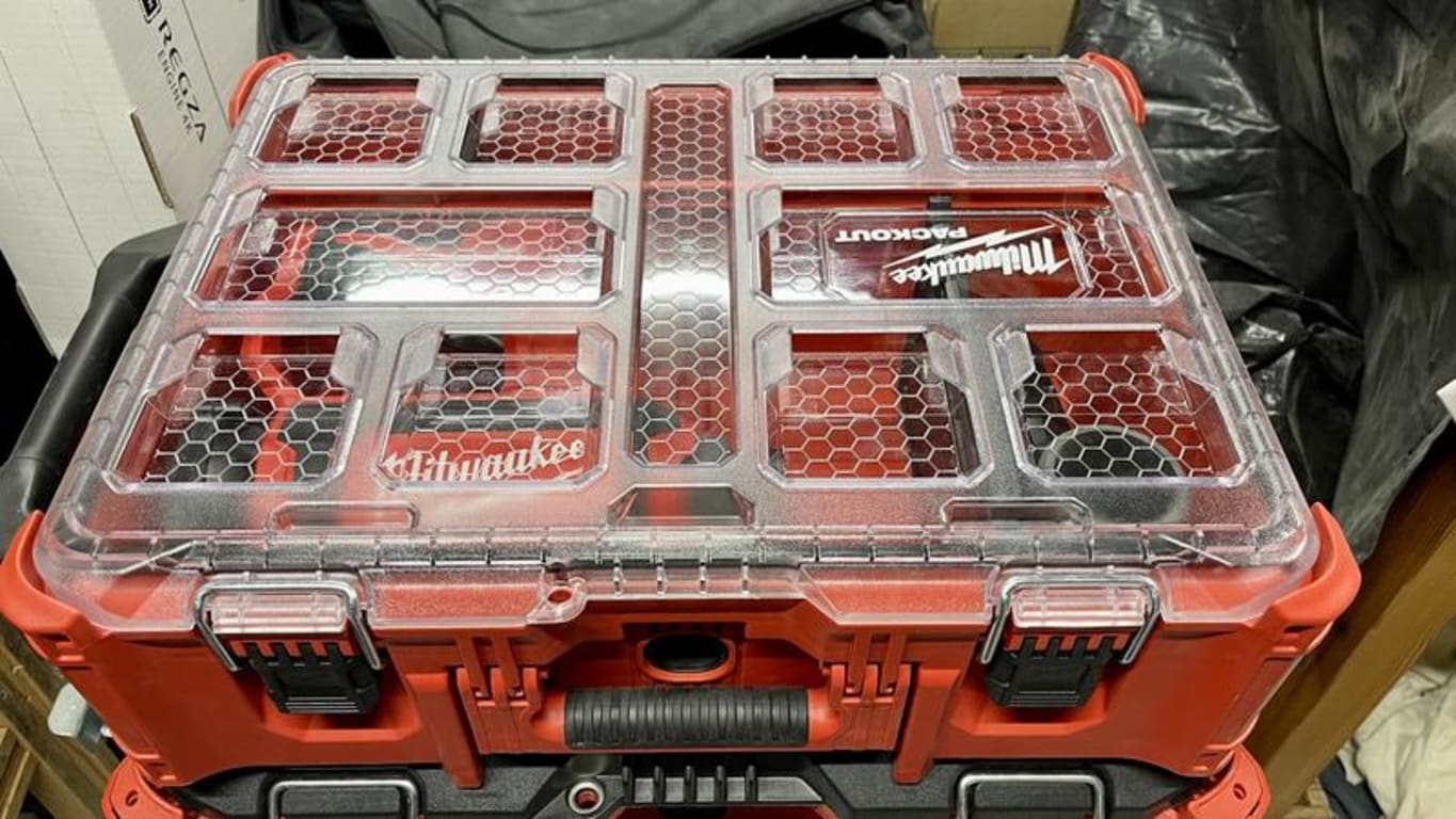 M12 blower in Large Packout Organizer