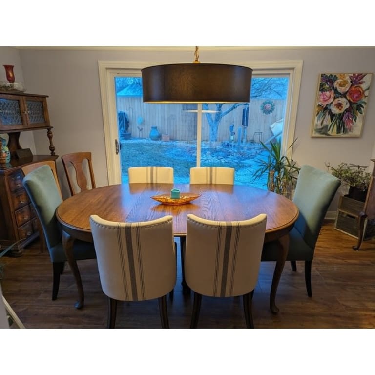 Harman Fabric Dining Chairs (Set of 2) by Christopher Knight Home On