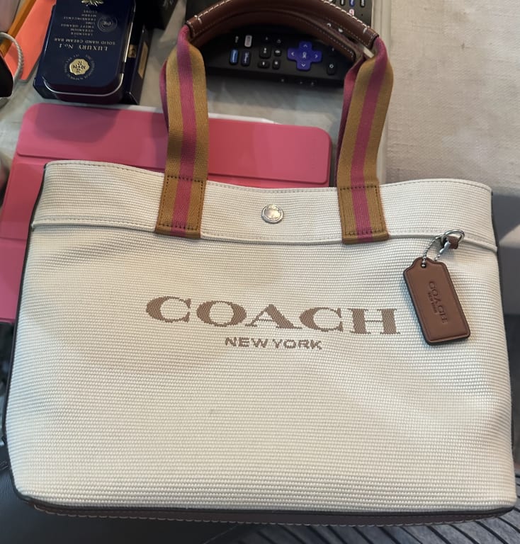 COACH® Outlet  Small Ferry Tote In Signature Clear Canvas