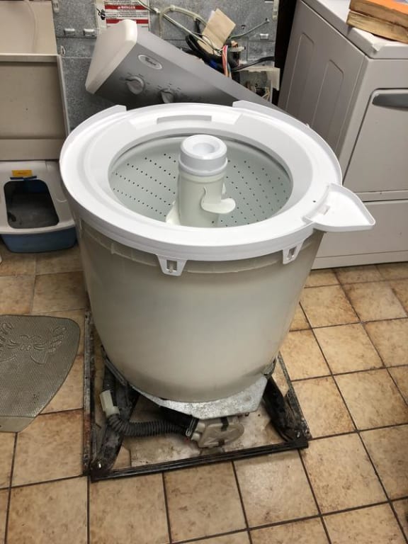 Remove top ring and seal