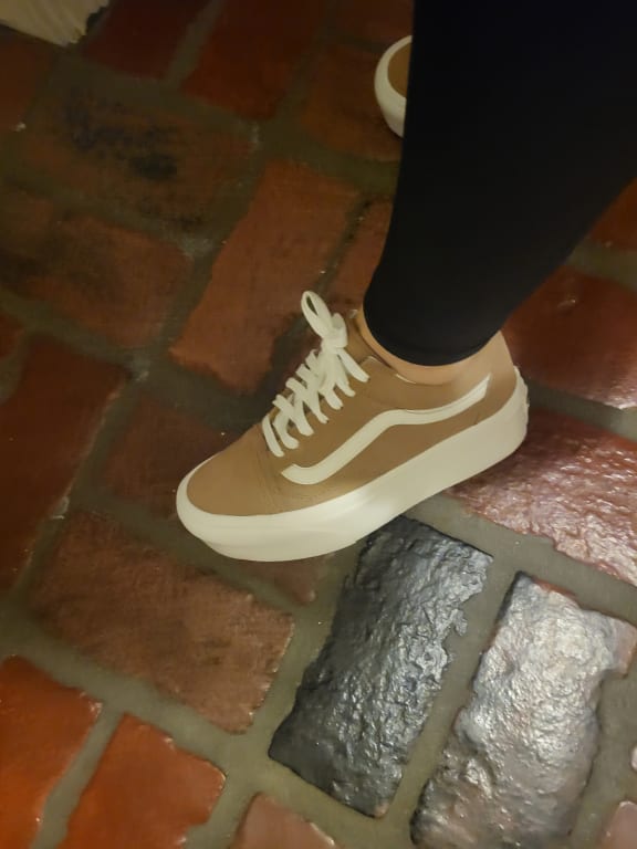 Old White Skool Vans Suede/Canvas Black/True | Shoe Stackform