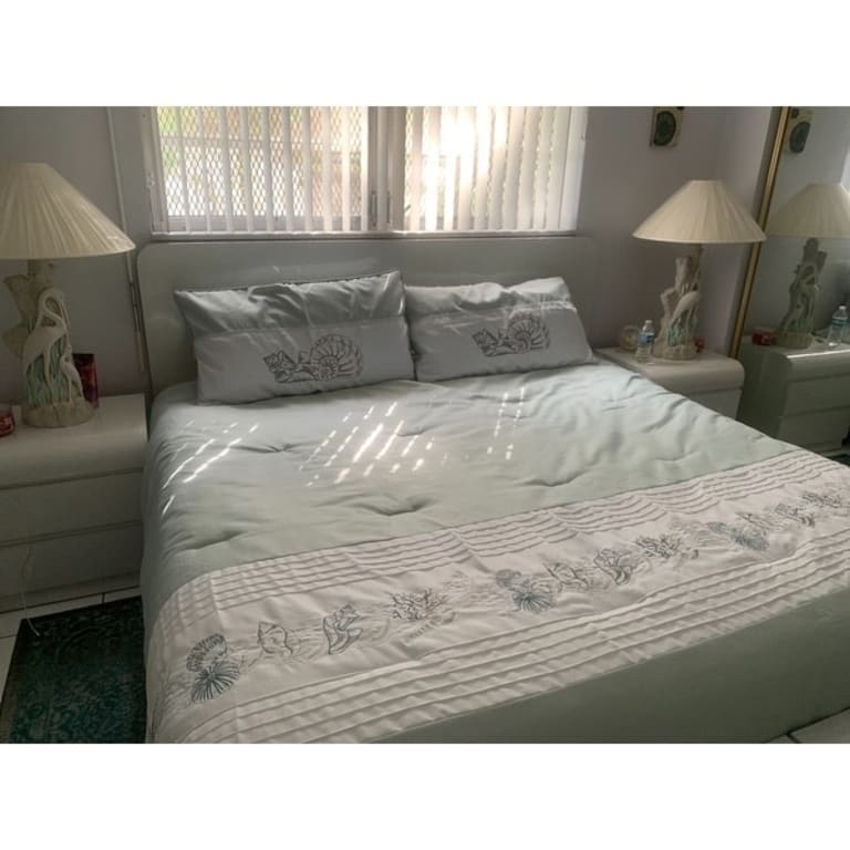 Royal Court Water s Edge 4 piece Coastal Comforter Set On Sale Bed
