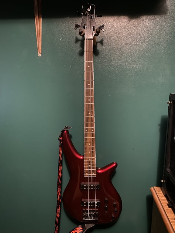Jackson X Series Spectra Bass SBX IV Candy Apple Red