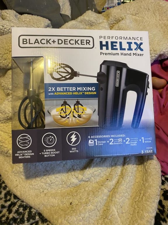 Black + Decker Helix Premium Hand Mixer, Performance