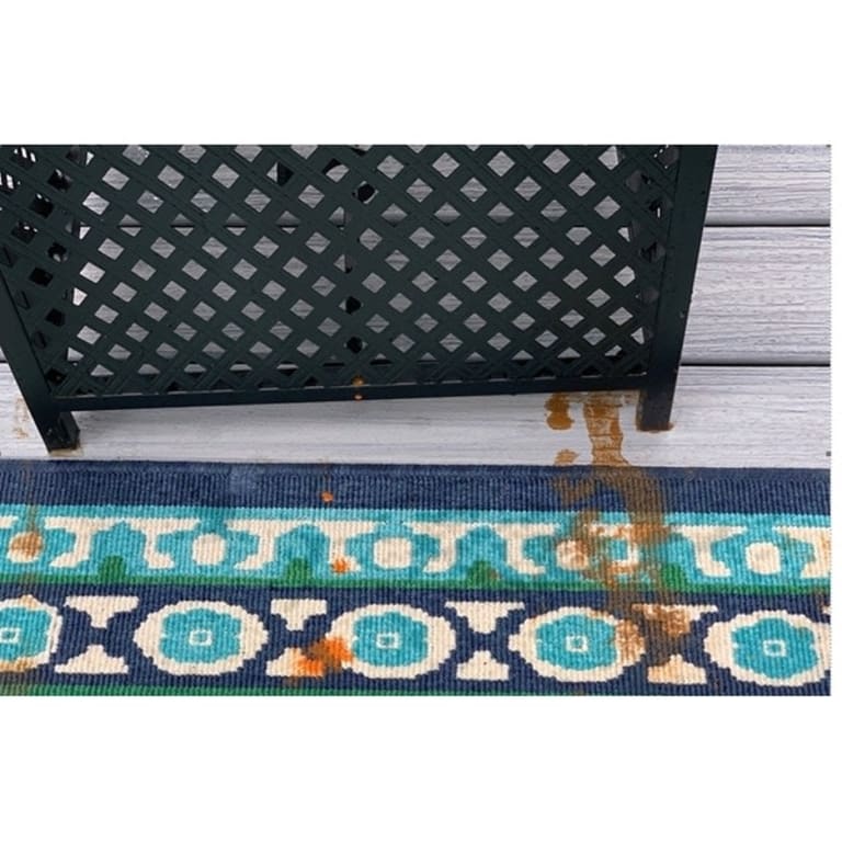 Claribelle Square Side Table with Umbrella Hole by Havenside Home 22*