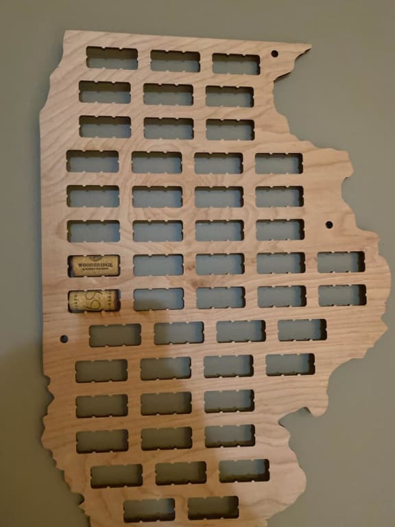 Wine Cork States from Uncommon Goods. Customer submitted image.