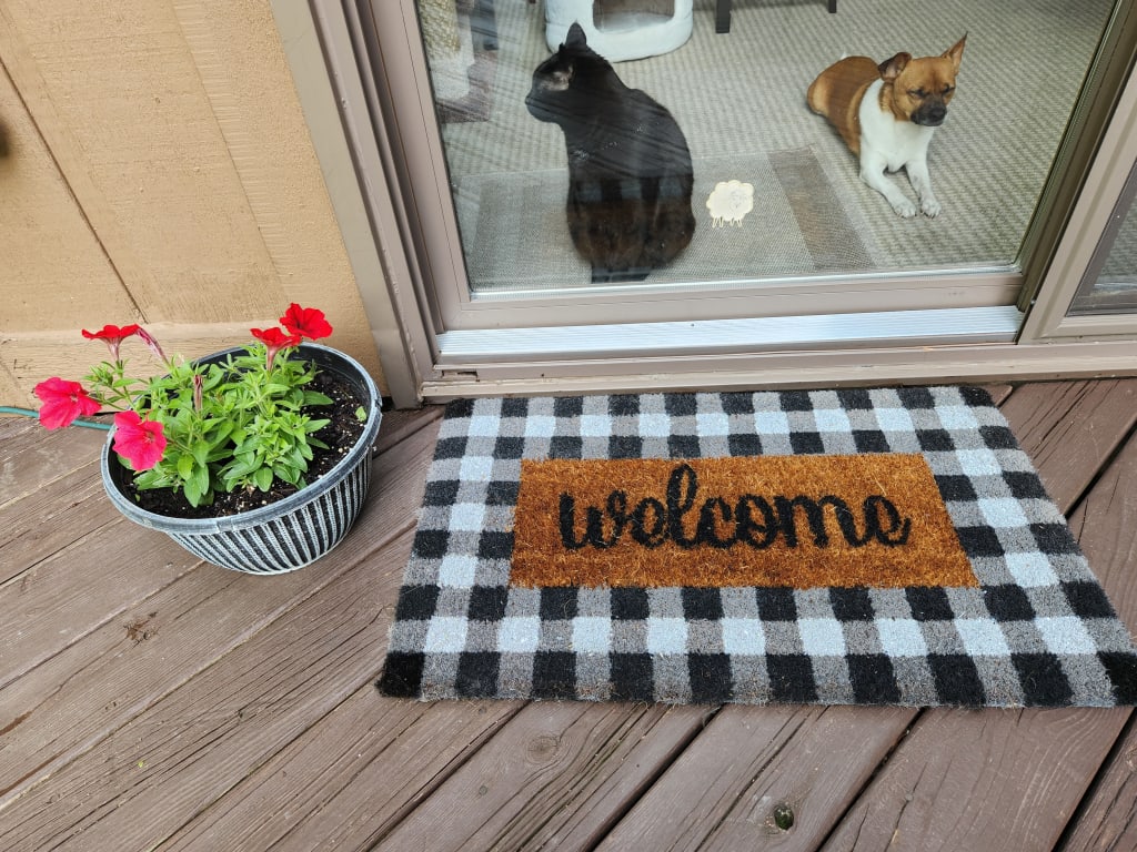 Buy Buffalo Plaid Doormat - Custom Colours - Free UK Delivery
