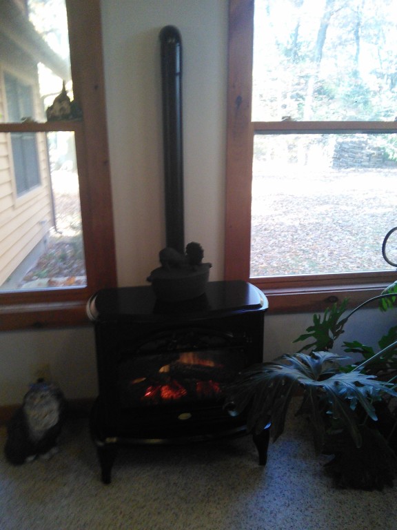 Dimplex Celeste 29Inch Electric Stove Standard Logs Cream