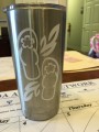 I personalized my yeti with this cute decal. This yeti I use for my coffee every day.