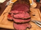 Smoked Prime rib perfect temperature