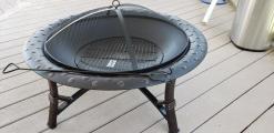 My new steel Roman fire pit.