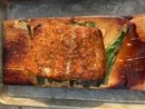 cedar plank salmon