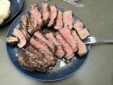 New York strip, medium