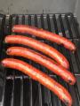 A little linguica to break in the grill