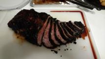 London Broil prepared on my Weber Kettle Grille