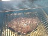 brisket cooking