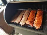 Ribs ready for smoking