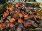 Smoked Pork Belly Burnt Ends