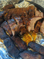 Smoked boness and bone in ribs