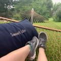 Post run hammock time.