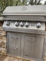 Lion 32in Propano gas Grill and Lion 33in Access Door and Double Drawer Combo