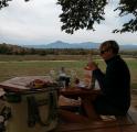 Picnicking with the Hopper 20 at Ghost Ranch, NM.