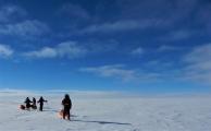 Cross-country ski team heading to the South Pole.  January 2018