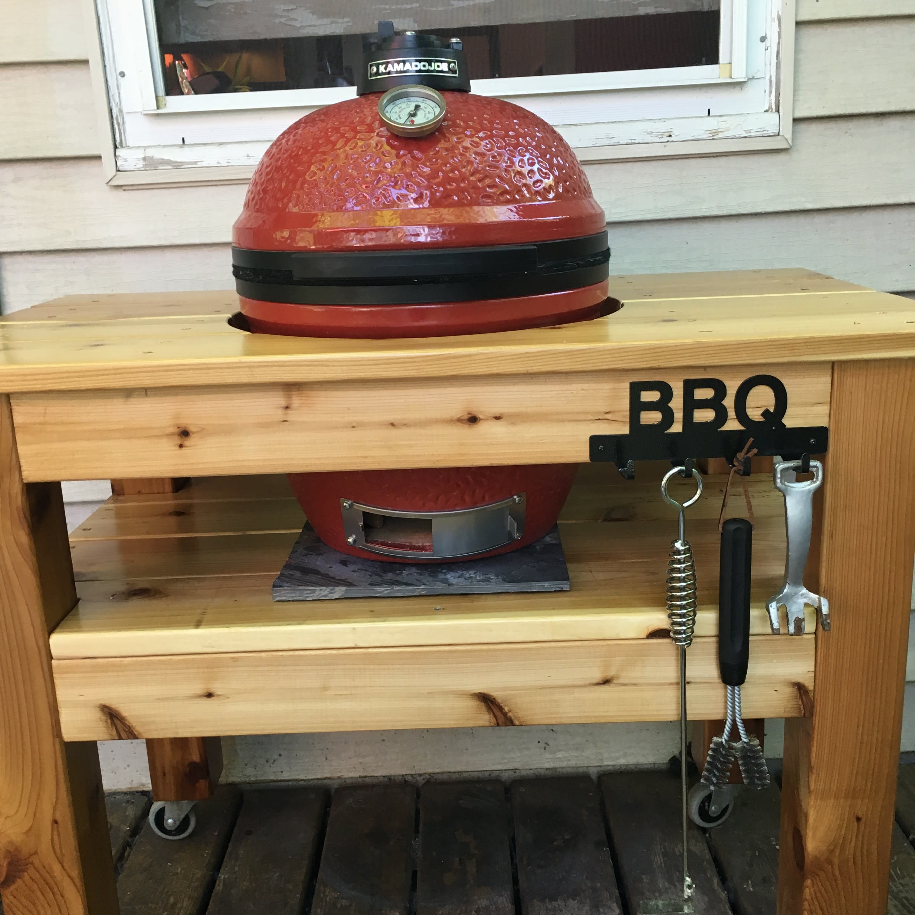 Kamado Joe Joe Jr Ceramic Grill On Stand BBQ Guys
