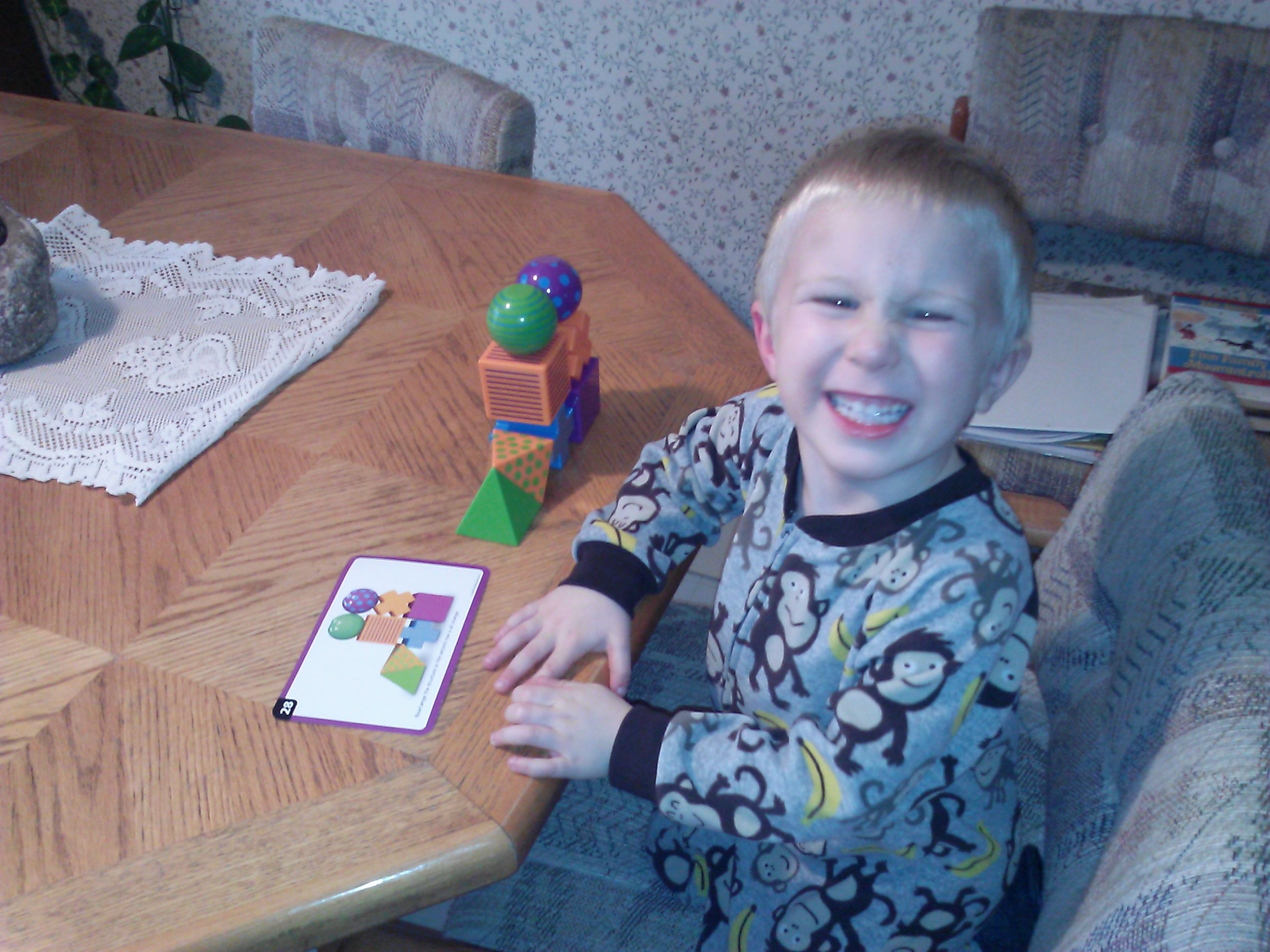 My son is so proud of building like the picture!