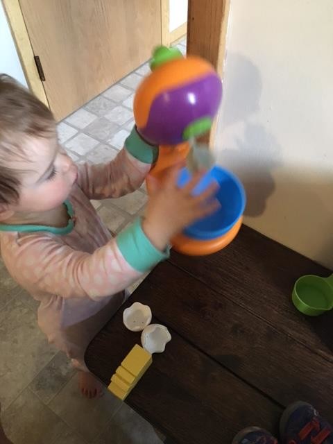 A little fumbling...