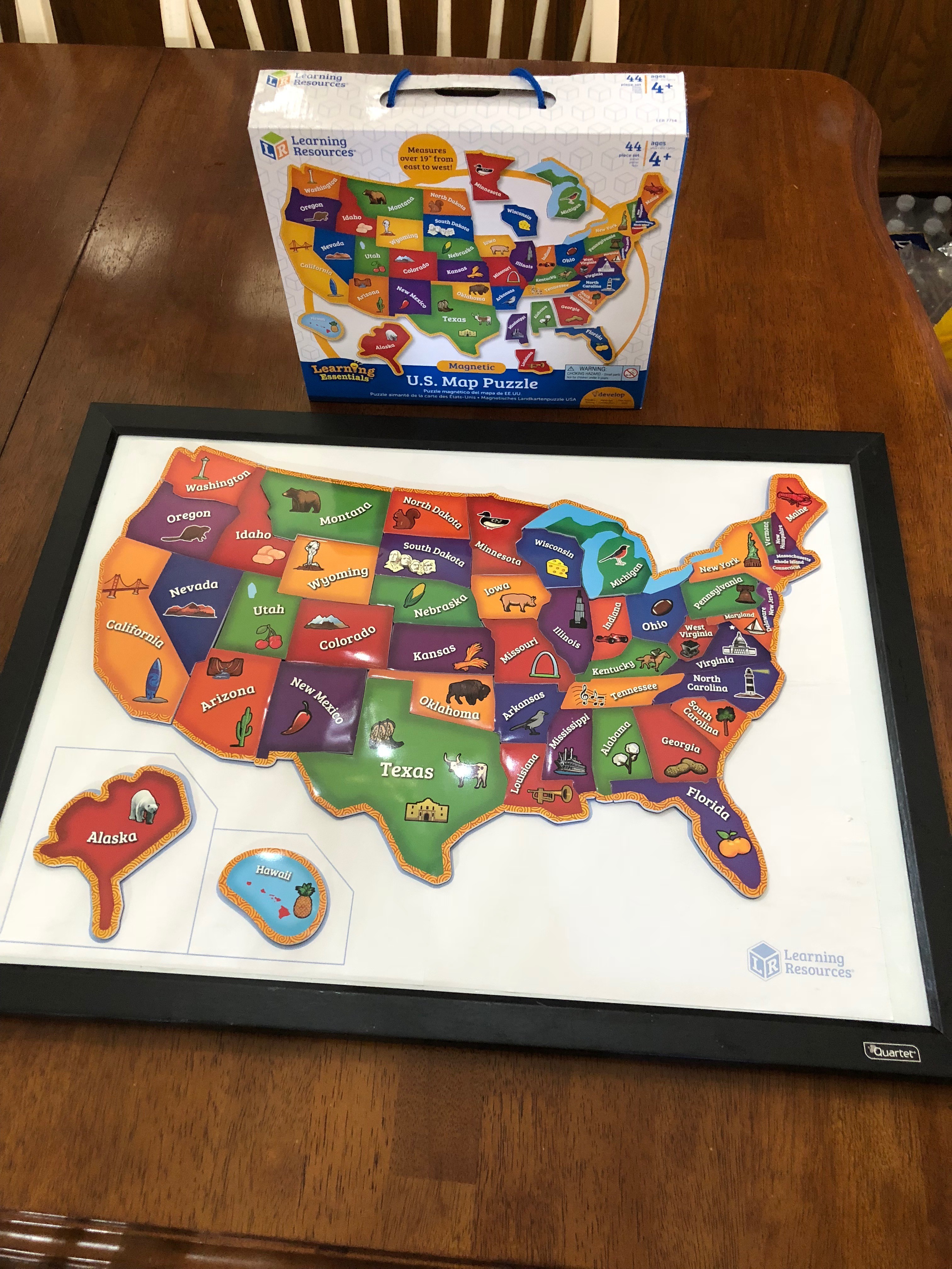 A functional work of art that hangs in my granddaughter's room! Ready to put together anytime!