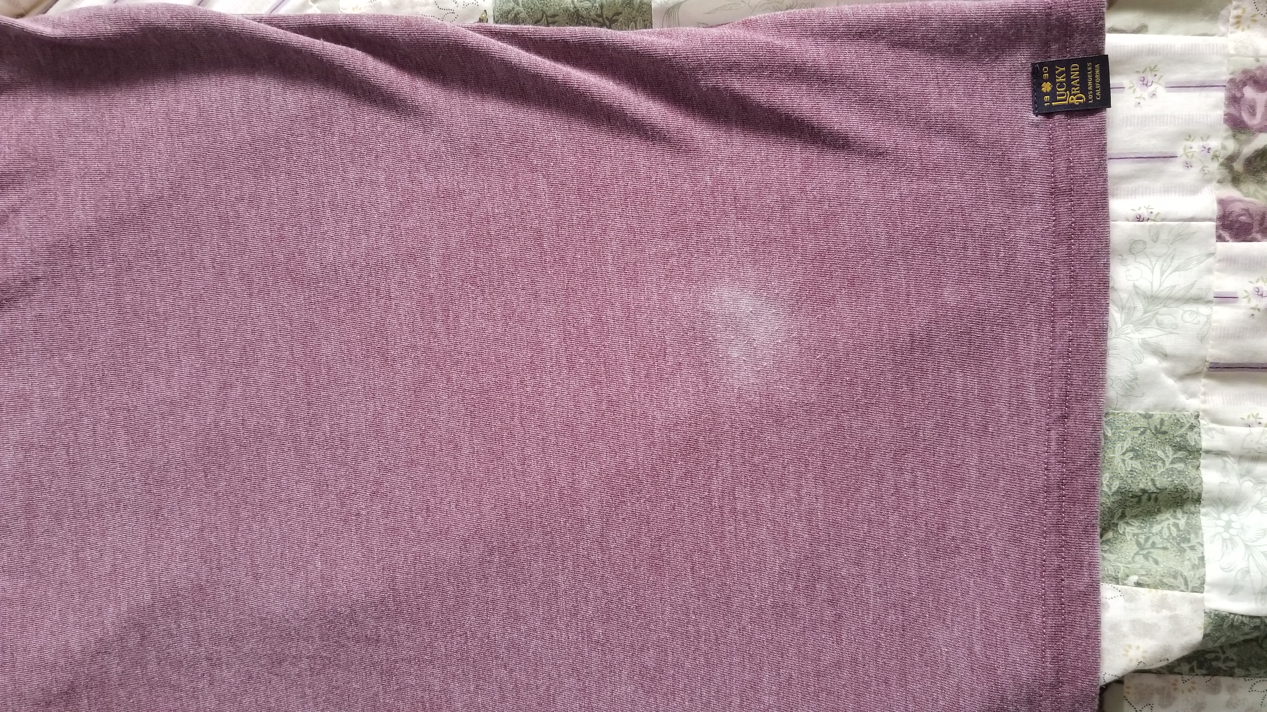 Dye went down the sink.