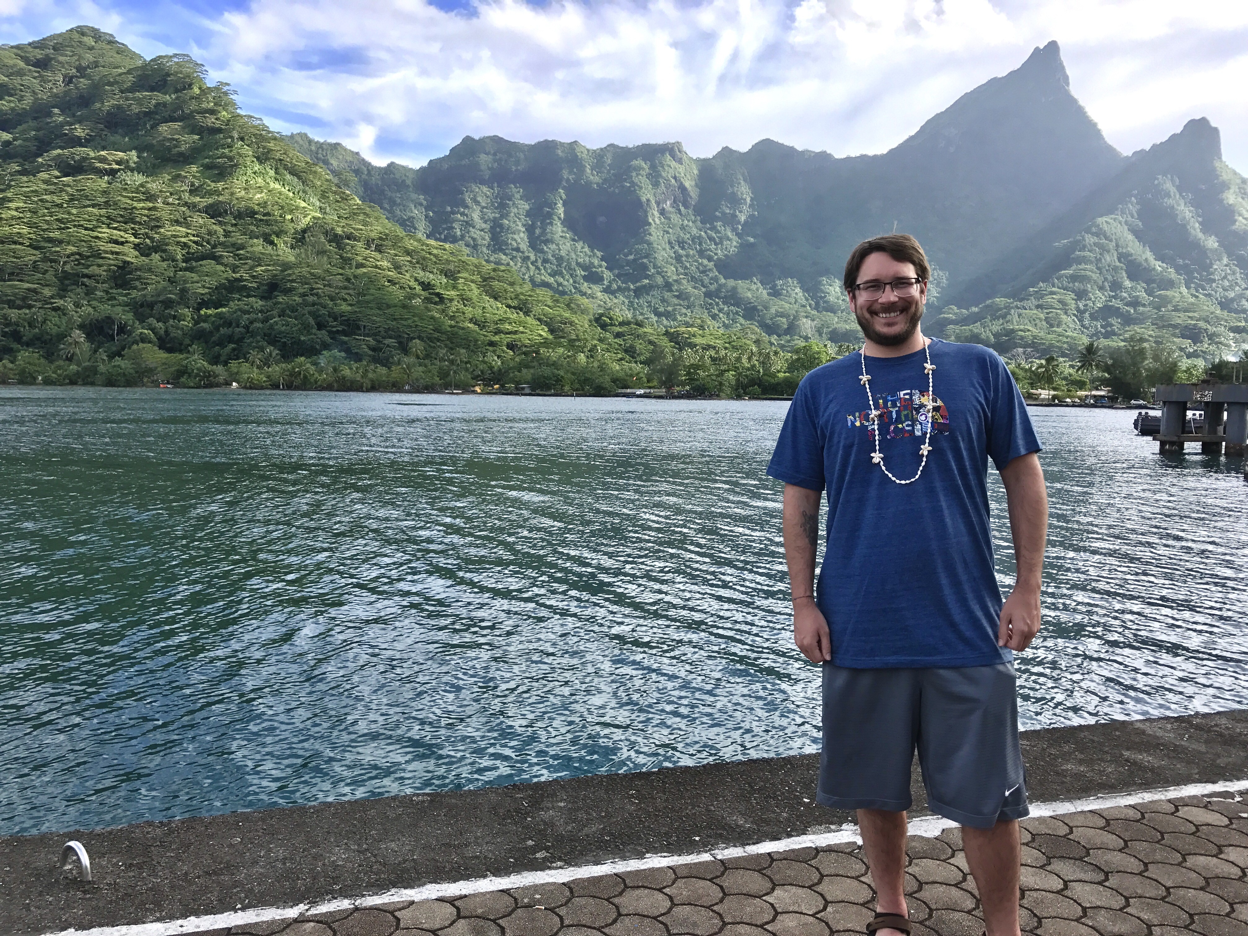 On the French Polynesian island of Moorea!