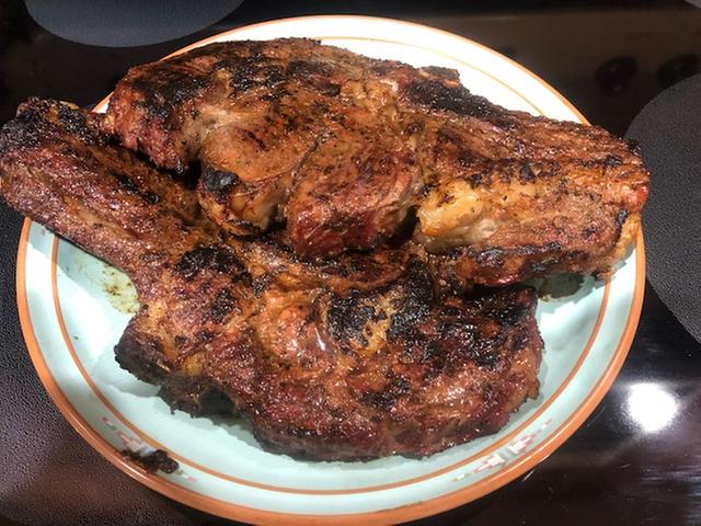 Reverse sear Ribeyes