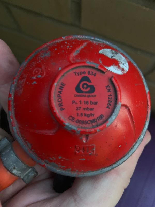 Leak by pin hole where number 9414 is