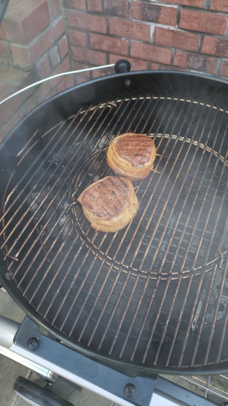 Bacon wrapped filets