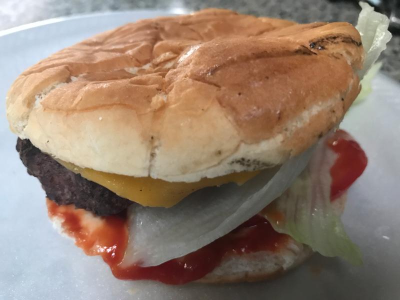 Tasty cheese "WEBurger.