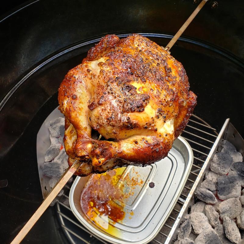My first rotisserie chicken