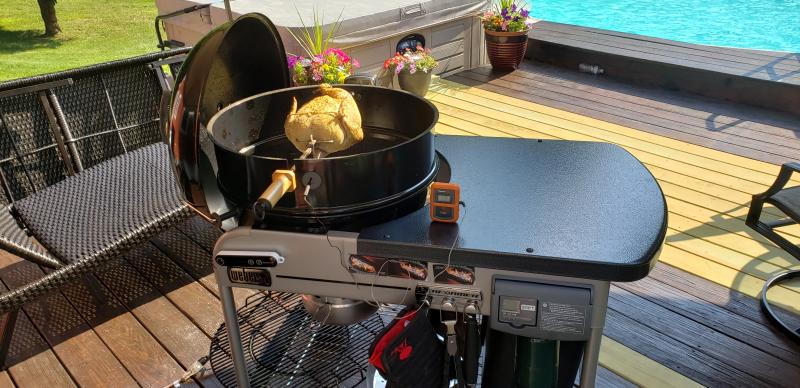 Sunday grilling chicken and beer